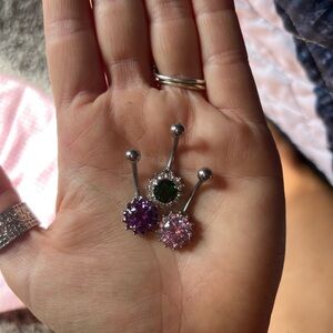 Various belly button rings